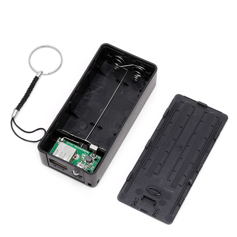 5V 1A 2 x 18650 Battery Power Bank Case With LED DIY Box Charger For Cell Phone