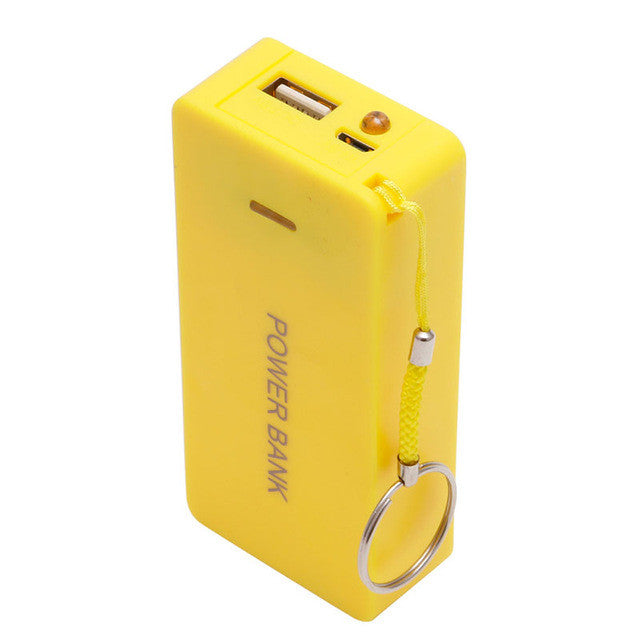 5V 1A 2 x 18650 Battery Power Bank Case With LED DIY Box Charger For Cell Phone