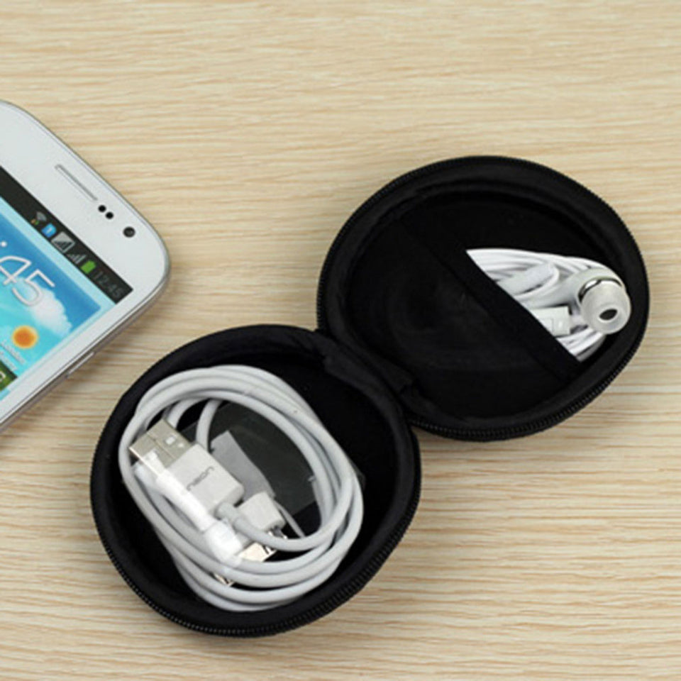 1Pc Hold Case Storage Carrying Hard Bag Box for Earphone Headphone Earbuds memory Card
