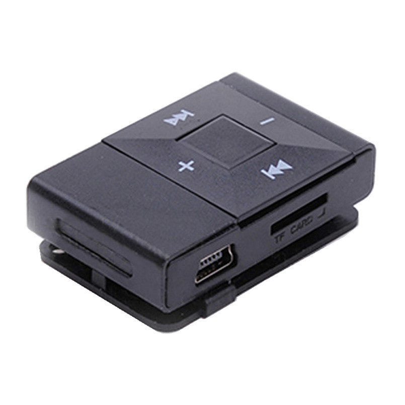 2017 Mini Clip USB Digital Mp3 Music Player Media Support 8GB 16GB 32GB SD TF Card Rechargeable Mp3 Player Black