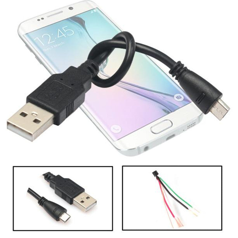 Wholesale Price 1Pcs 0.2M Standard Interface Micro USB Charger Cable Charge Cord For Samsung s7 Mar6